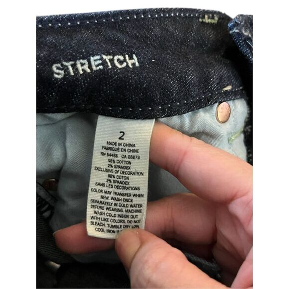 American Eagle Stretch Jean Shorts Size 2 - Picture 7 of 8